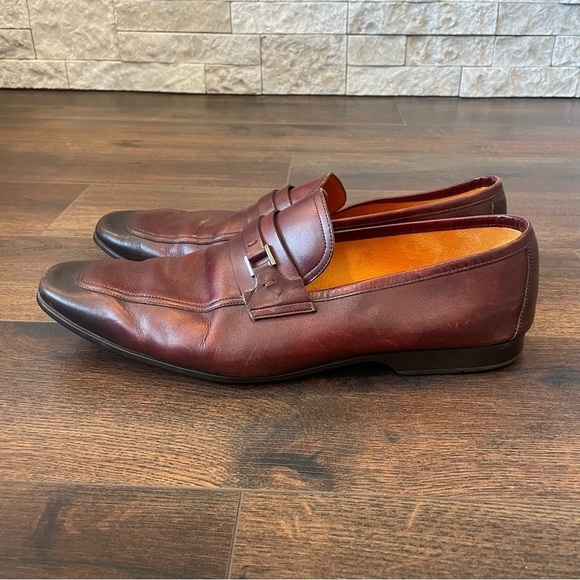 Magnanni Men\'s Brown Leather Dress Shoes Size 11.5 main image 11